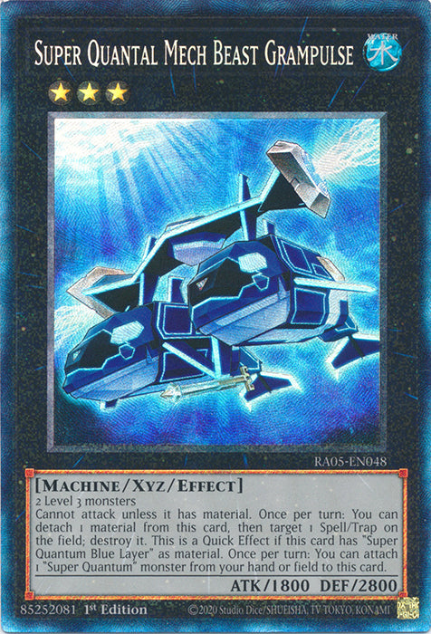 Yugioh - Super Quantal Mech Beast Grampulse *Select Rarity* RA05-EN048 (NM)