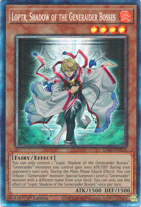 Yugioh - Loptr, Shadow of the Generaider Bosses *Select Rarity* RA05-EN016 (NM)