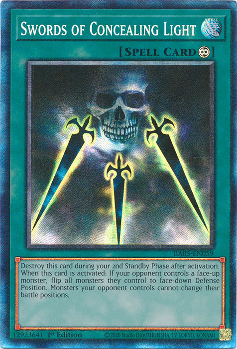 Yugioh - Swords of Concealing Light *Select Rarity* RA05-EN059 (NM)