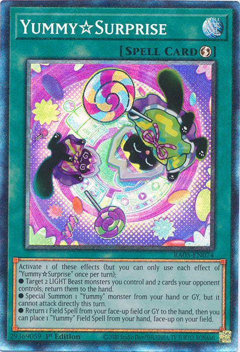 Yugioh - Yummy☆Surprise *Select Rarity* RA05-EN074 (NM)