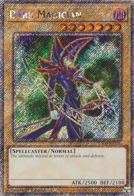 Yugioh - Dark Magician (MP17 Art) *Platinum Secret Rare* RA04-EN106 (NM)