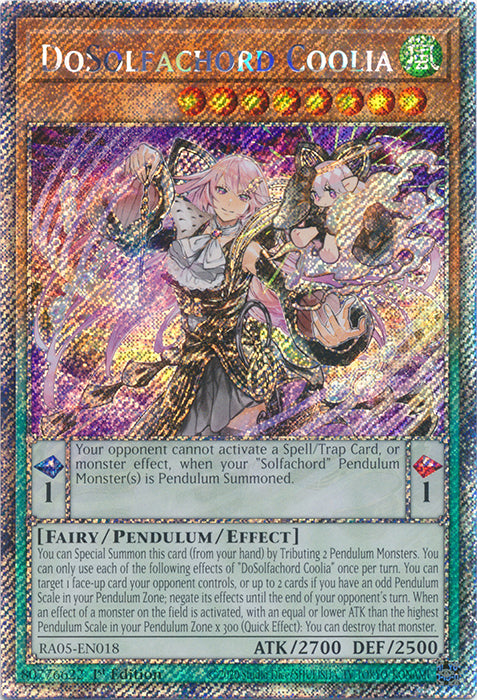 Yugioh - DoSolfachord Coolia *Select Rarity* RA05-EN018 (NM)