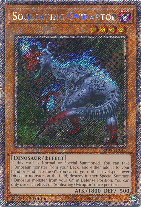 Yugioh - Souleating Oviraptor *Select Rarity* RA05-EN011 (NM)