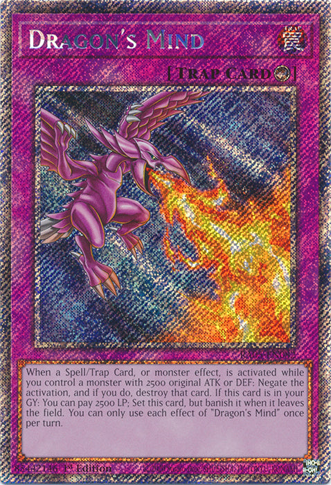 Yugioh - Dragon's Mind *Select Rarity* RA05-EN082 (NM)