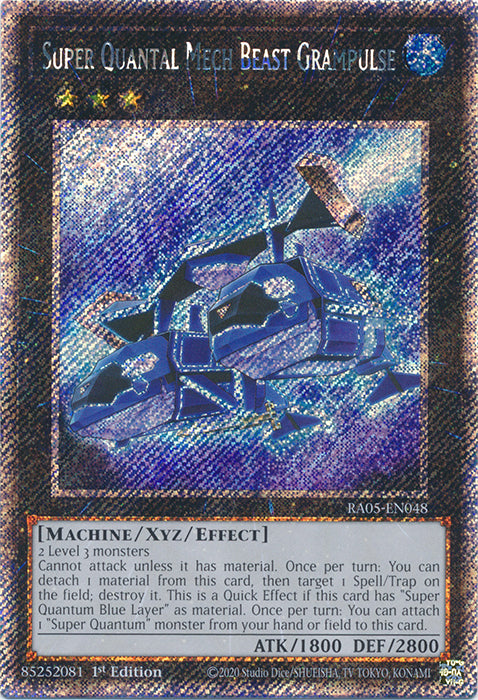 Yugioh - Super Quantal Mech Beast Grampulse *Select Rarity* RA05-EN048 (NM)