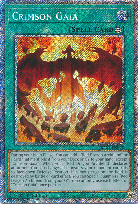 Yugioh - Crimson Gaia *Select Rarity* RA05-EN070 (NM)
