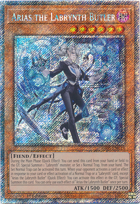 Yugioh - Arias the Labrynth Butler *Select Rarity* RA05-EN028 (NM)