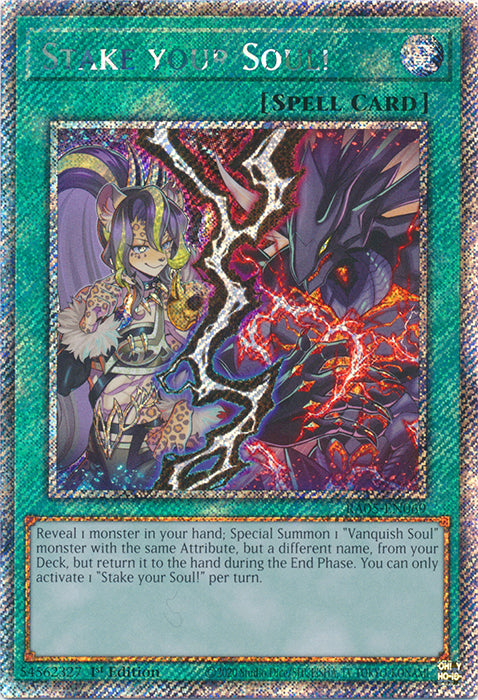 Yugioh - Stake your Soul! *Select Rarity* RA05-EN069 (NM)