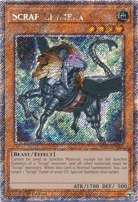 Yugioh - Scrap Chimera *Select Rarity* RA05-EN005 (NM)