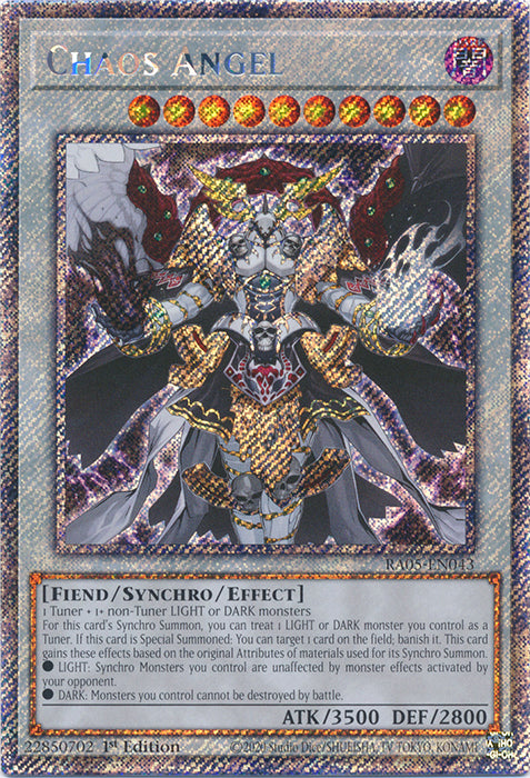 Yugioh - Chaos Angel *Select Rarity* RA05-EN043 (NM)