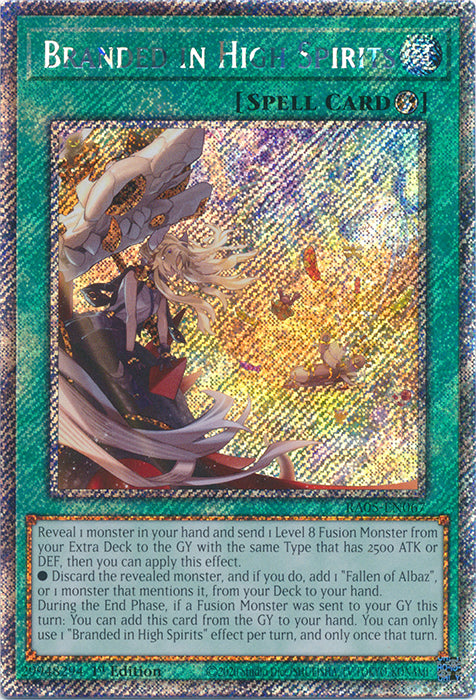 Yugioh - Branded in High Spirits *Select Rarity* RA05-EN067 (NM)