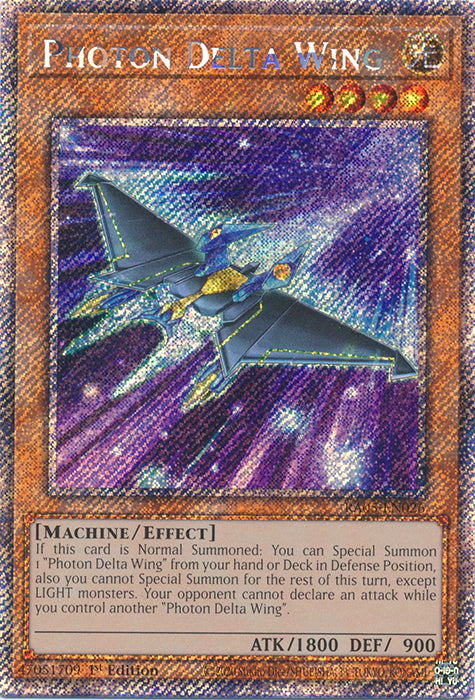 Yugioh - Photon Delta Wing *Select Rarity* RA05-EN026 (NM)