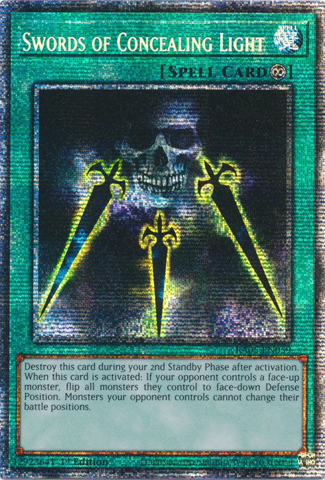 Yugioh - Swords of Concealing Light *Select Rarity* RA05-EN059 (NM)