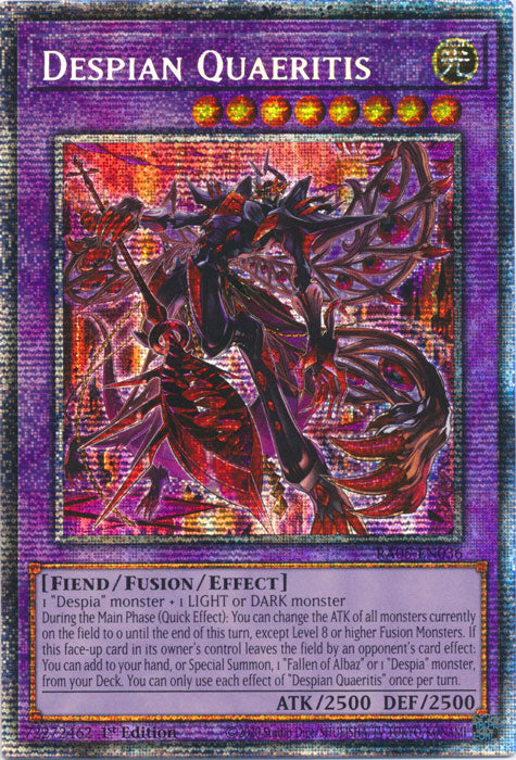 Yugioh - Despian Quaeritis *Select Rarity* RA05-EN036 (NM)