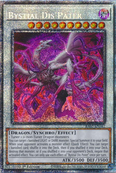 Yugioh - Bystial Dis Pater *Select Rarity* RA05-EN041 (NM)