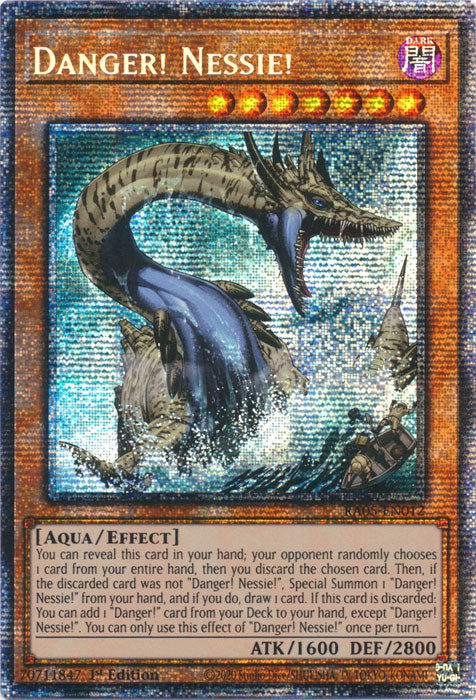 Yugioh - Danger! Nessie! *Select Rarity* RA05-EN012 (NM)
