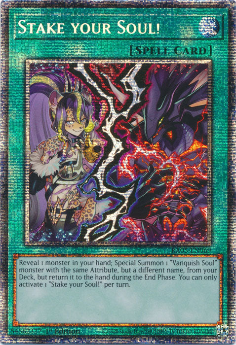 Yugioh - Stake your Soul! *Select Rarity* RA05-EN069 (NM)