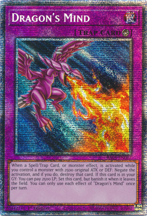 Yugioh - Dragon's Mind *Select Rarity* RA05-EN082 (NM)