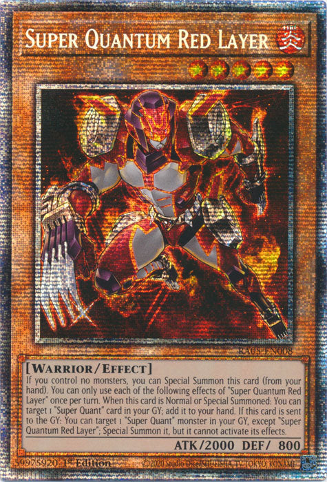 Yugioh - Super Quantum Red Layer *Select Rarity* RA05-EN008 (NM)