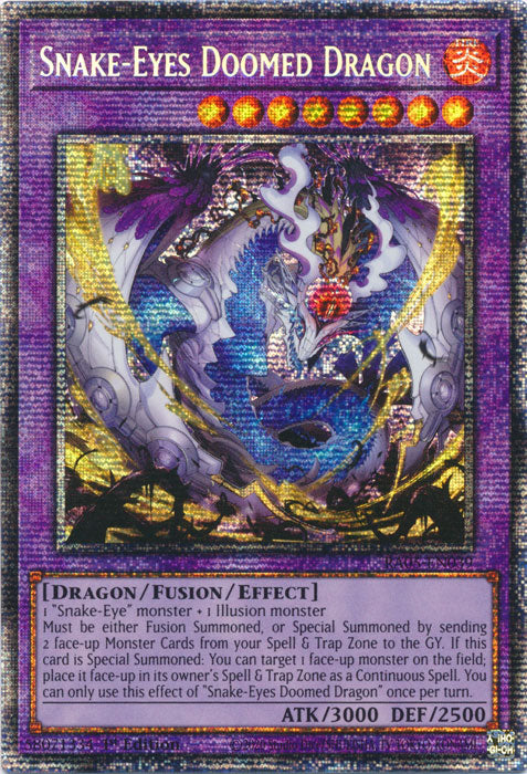 Yugioh - Snake-Eyes Doomed Dragon *Select Rarity* RA05-EN039 (NM)