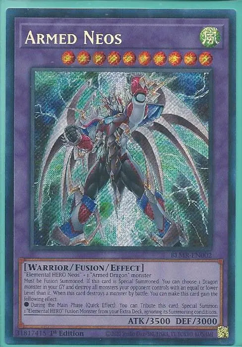 Yugioh - Armed Neos *Secret Rare* BLMR-EN002 (NM)