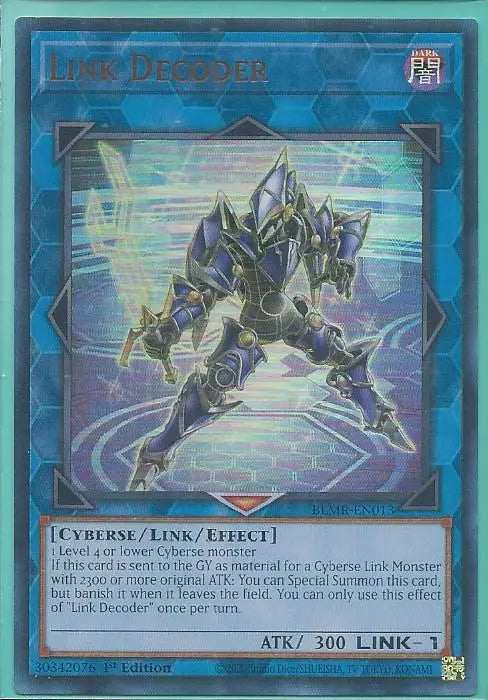 Yugioh - Link Decoder *Ultra Rare* BLMR-EN013 (NM)