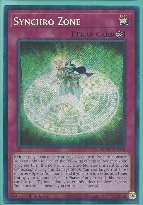 Yugioh - Synchro Zone *Secret Rare* BLMR-EN048 (NM)