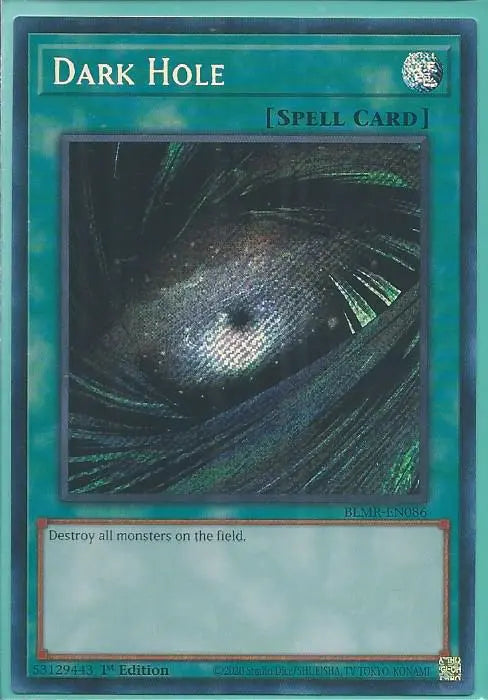 Yugioh - Dark Hole *Secret Rare* BLMR-EN086 (NM)