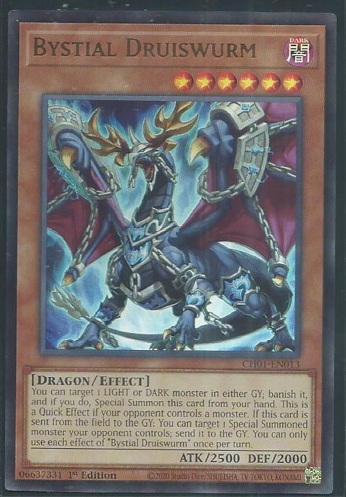 Yugioh - Bystial Druiswurm *Ultra Rare* CH01-EN013 (NM)