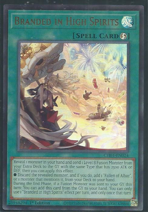 Yugioh - Branded in High Spirits *Ultra Rare* CH01-EN024 (NM)