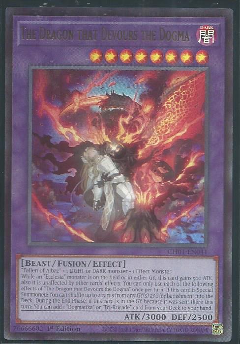 Yugioh - The Dragon That Devours The Dogma *Ultra Rare* CH01-EN041 (NM)
