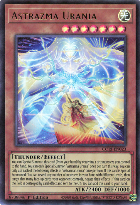 Yugioh - Astrazma Urania *Ultra Rare* CORI-EN023 (NM)