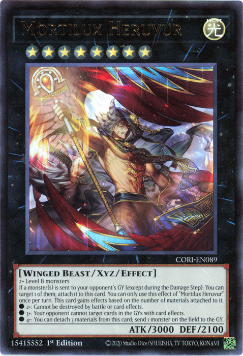 Yugioh - Mortilux Heruvur *Ultra Rare* CORI-EN089 (NM)