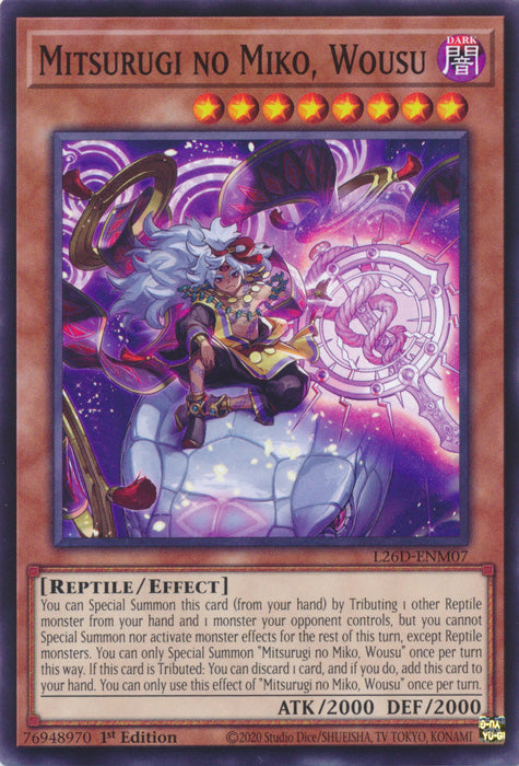 Yugioh - Mitsurugi no Miko, Wousu *Common* L26D-ENM07 (NM)