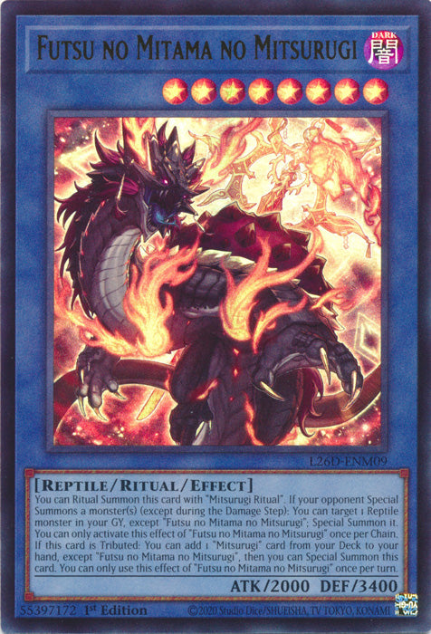 Yugioh - Futsu no Mitama no Mitsurugi *Ultra Rare* L26D-ENM09 (NM)