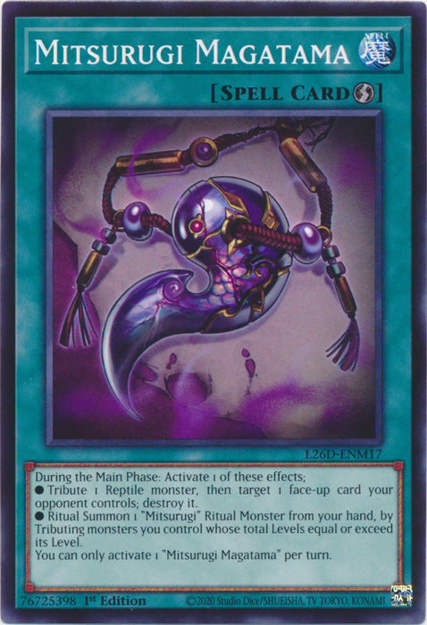 Yugioh - Mitsurugi Magatama *Common* L26D-ENM17 (NM)