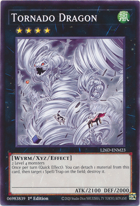 Yugioh - Tornado Dragon *Common* L26D-ENM23 (NM)
