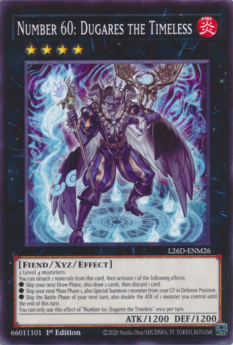 Yugioh - Number 60: Dugares the Timeless *Common* L26D-ENM26 (NM)