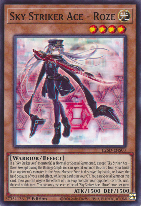 Yugioh - Sky Striker Ace - Roze *Common* L26D-ENS03 (NM)