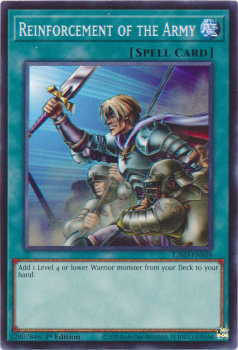 Yugioh - Reinforcement of the Army *Common* L26D-ENS08 (NM)