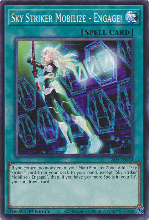 Yugioh - Sky Striker Mobilize - Engage! *Common* L26D-ENS10 (NM)