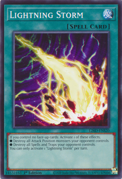 Yugioh - Lightning Storm *Common* L26D-ENS20 (NM)