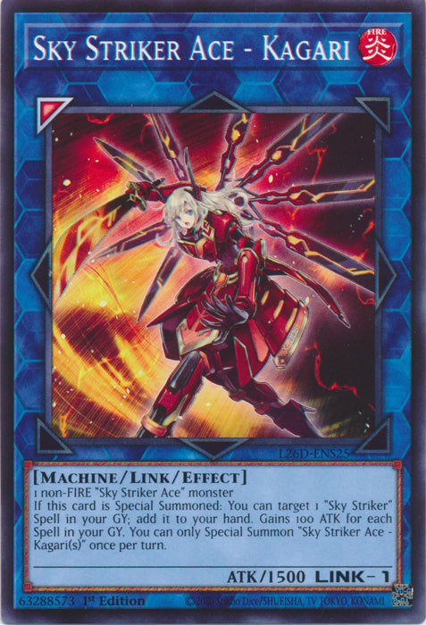 Yugioh - Sky Striker Ace - Kagari *Common* L26D-ENS25 (NM)