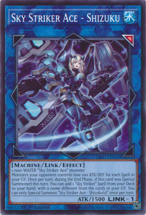 Yugioh - Sky Striker Ace - Shizuku *Common* L26D-ENS26 (NM)
