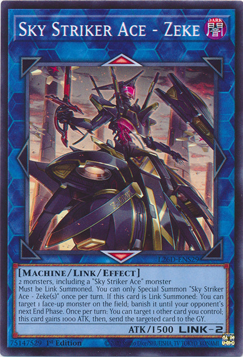 Yugioh - Sky Striker Ace - Zeke *Common* L26D-ENS29 (NM)