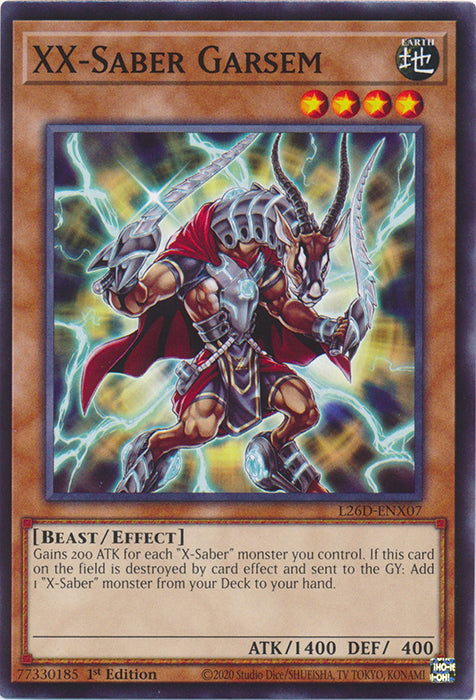 Yugioh - XX-Saber Garsem *Common* L26D-ENX07 (NM)