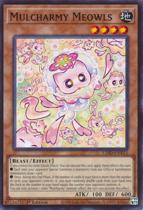 Yugioh - Mulcharmy Meowls *Common* L26D-ENX13 (NM)