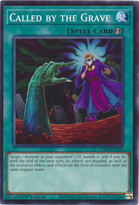 Yugioh - Called by the Grave *Common* L26D-ENX20 (NM)