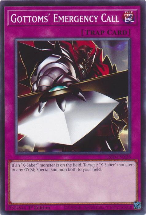 Yugioh - Gottoms' Emergency Call *Common* L26D-ENX26 (NM)