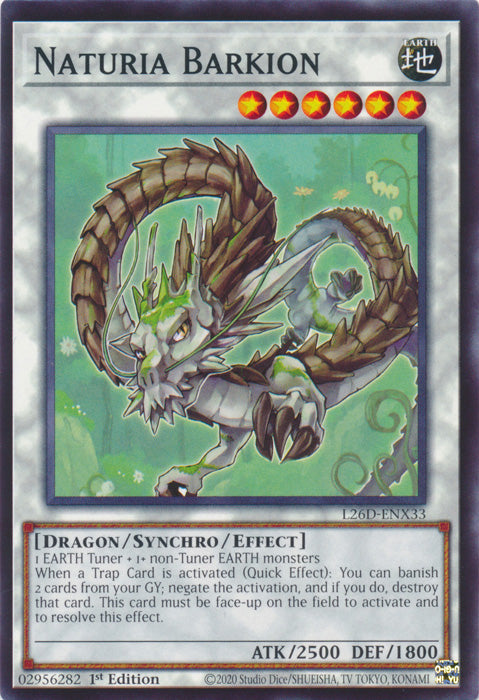 Yugioh - Naturia Barkion *Common* L26D-ENX33 (NM)